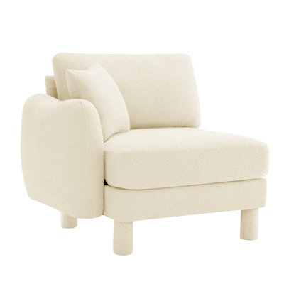 Lucas LSF Sofa W/Pillow Polyester-Beige