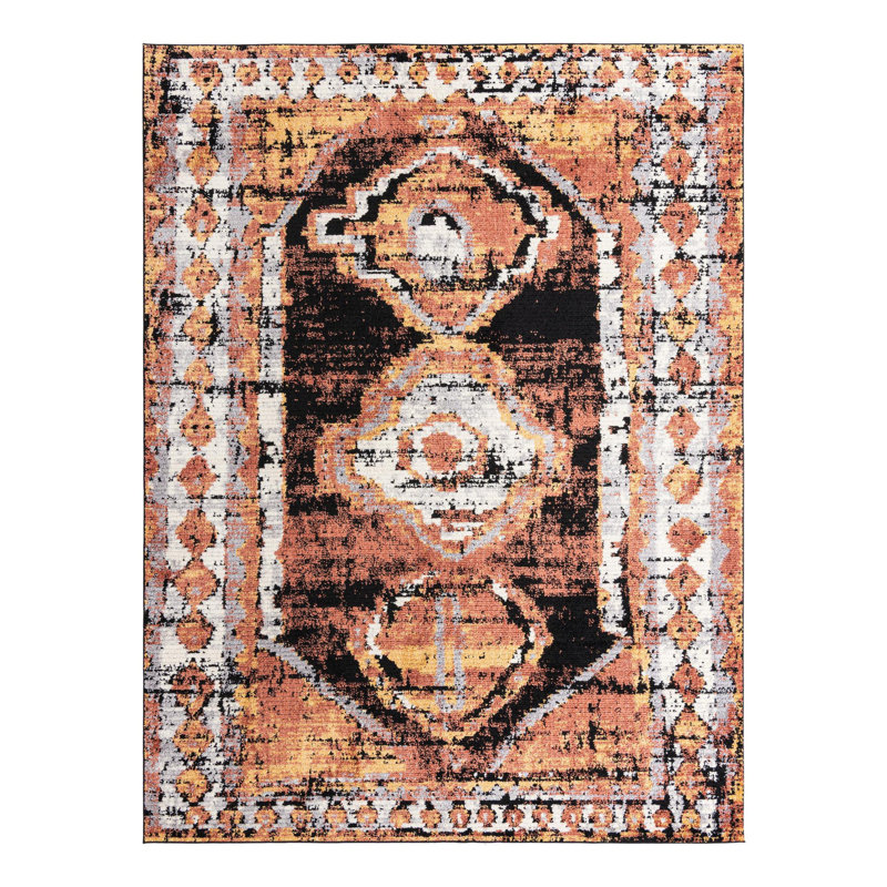 Ithalia Oriental Indoor Rug, Rectangle 9'10" x 13'