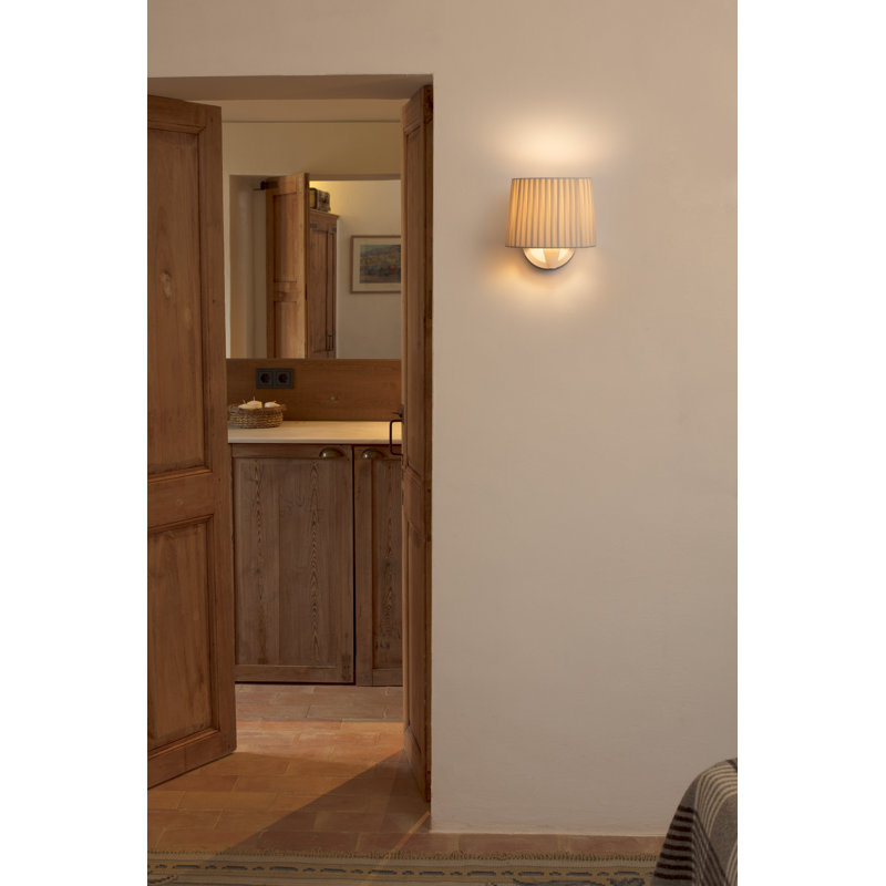 Samba Wall Lamp, Beige, White