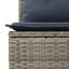 Ensemble de canapé de jardin avec coussin et rangement 8 pièces vidaXL-1056925842