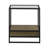 Jaylan End Table w/ Tempered Glass Top & 1 Drawer