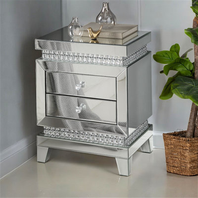 Table d'appoint à miroir Wren