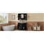 Meuble-lavabo de 36 po avec lavabo, meuble-lavabo moderne autoportant avec tiroirs à fermeture en douceur et plateau basculant, meuble-lavabo simple avec rangement et armoire-miroir assortie-198905842