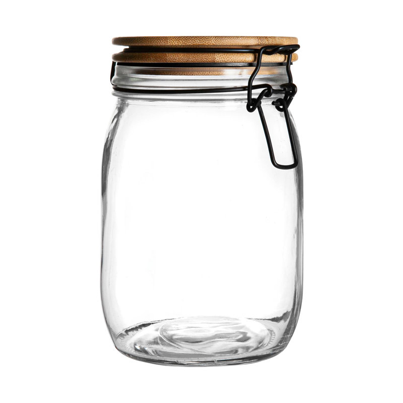 Glass Jar, 17cm H x 11cm W x 13cm D