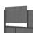 Expanse Modular Wall with Black Frame - 53" x 70" Starter Wall