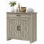 Buffet Farmhouse, armoire à café avec porte de grange et tablette réglable-922411155