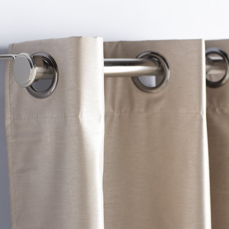 Aliese Blackout Curtain Pair, Taupe