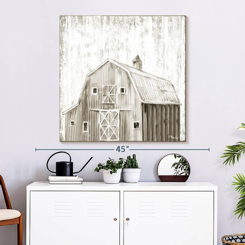 Grange blanche en bois I