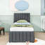 Lit plateforme tapissier avec lit gigogne et tiroirs de rangement-778333924-778333925