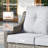 2 - Person Outdoor Wicker High Back Sofa With Cushions, All Weather Rattan Loveseat-1113021624