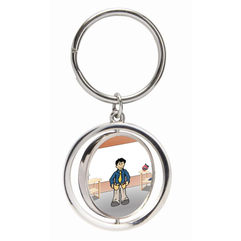 Porte-clés personnalisé petit homme pratique, Oui