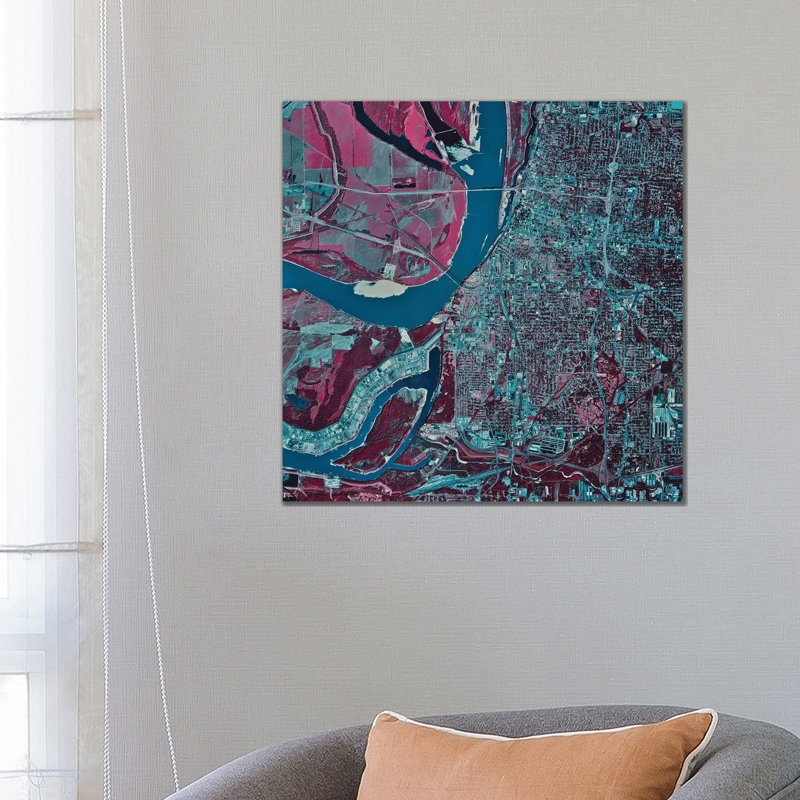 Memphis, Tennessee I by Stocktrek Images - Wrapped Canvas Print, 66.04 cm H x 66.04 cm W x 1.91 cm D