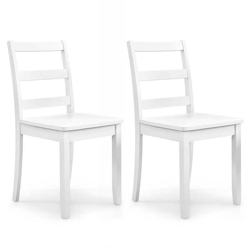18'' H Side Chair, White