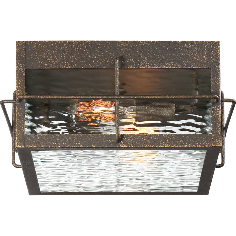 Plafonnier encastré d'extérieur 2 lumières Lasky