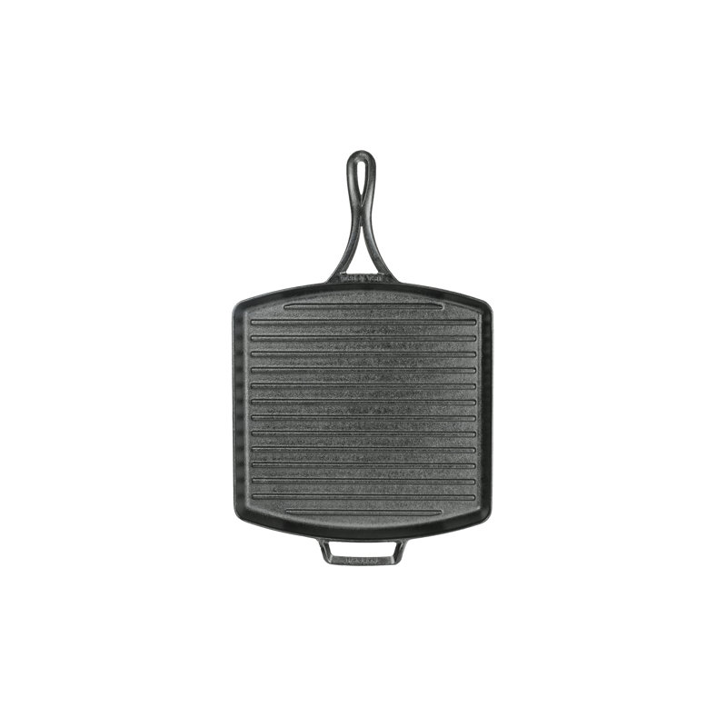 Lodge Blacklock Triple Seasoned 12 Inch Cast Iron Grill Pan