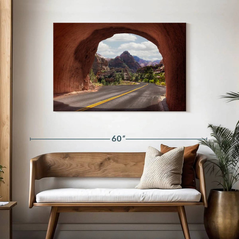 Lilie Tunnel To Zion Park, 30" H x 45" W