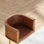 Tabouret de bar 31 po Tabouret de bar en cuir de polyuréthane brun clair