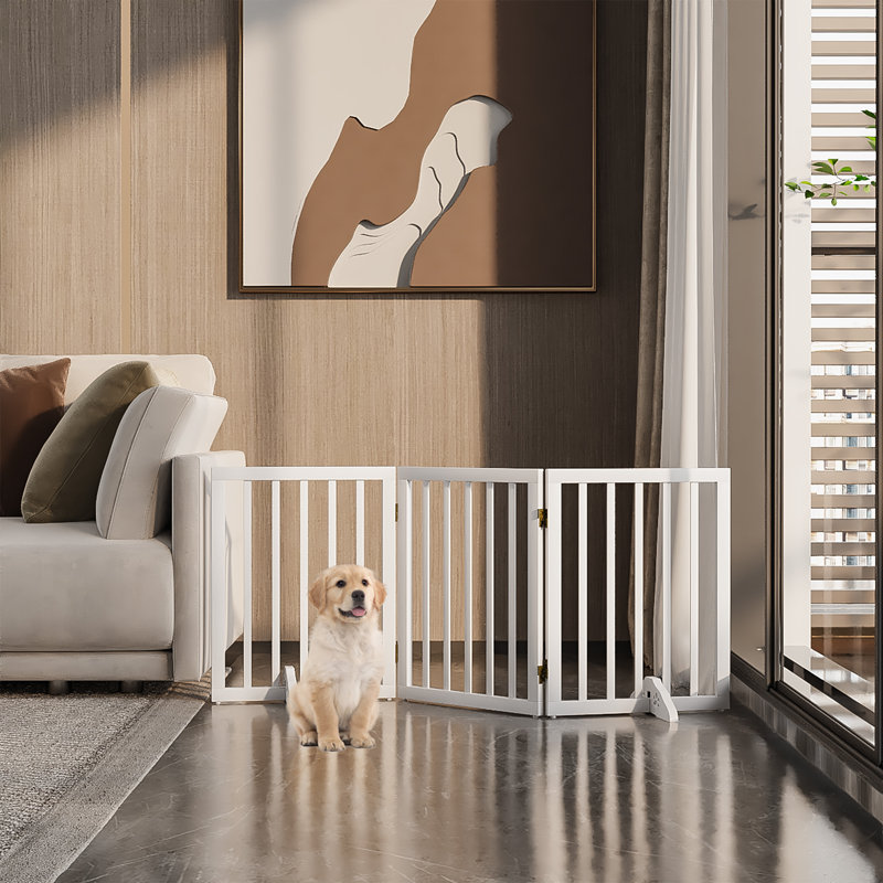 Barrière pour animaux 6 panneaux Cohyn, H 24 po x l 55 po