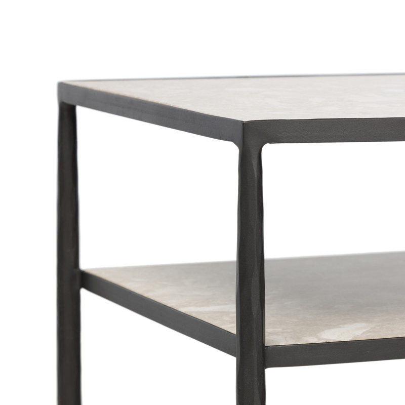 Babylon Nightstand-Lunar Marble