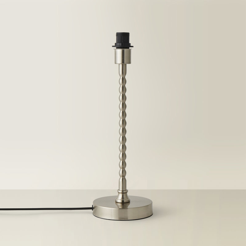 Cifuentes Metal Lamp Base Lamp, Silver