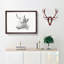 Head of a Cow by Jean Bernard - Picture Frame Drawing Print-55580137-55580141