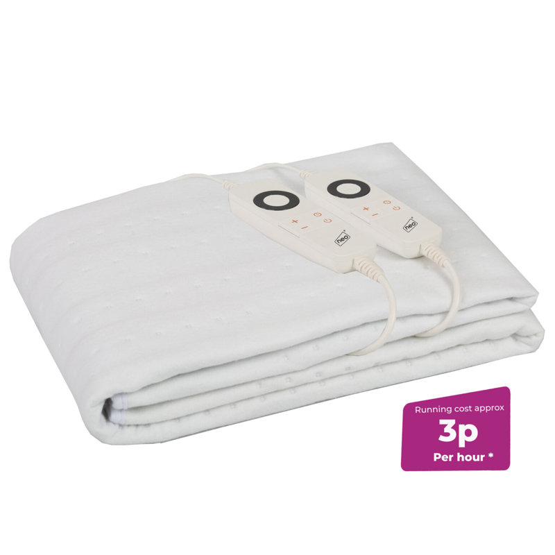 Aamora Heated Throw Blanket, W152 x L160cm