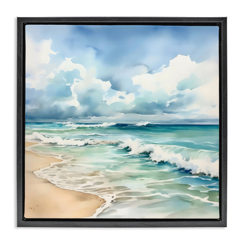 Cadre flottant Sun Coast, H 25 po x l 25 po, Cadre flottant noir de jais