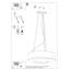 Rowana Slim 70 White Chandelier-329088947