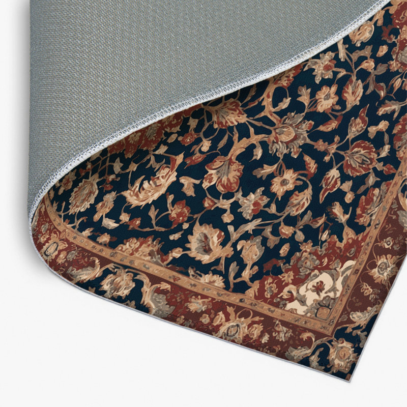 Tapis d'intérieur et d'extérieur brun Persian