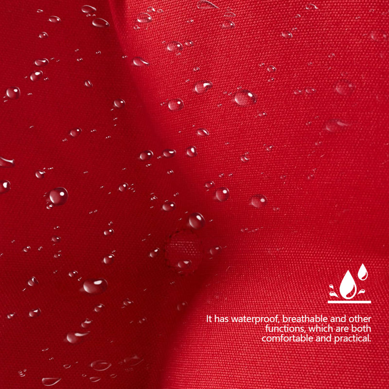 Coussin de chaise imperméable pour l'extérieur, Rouge