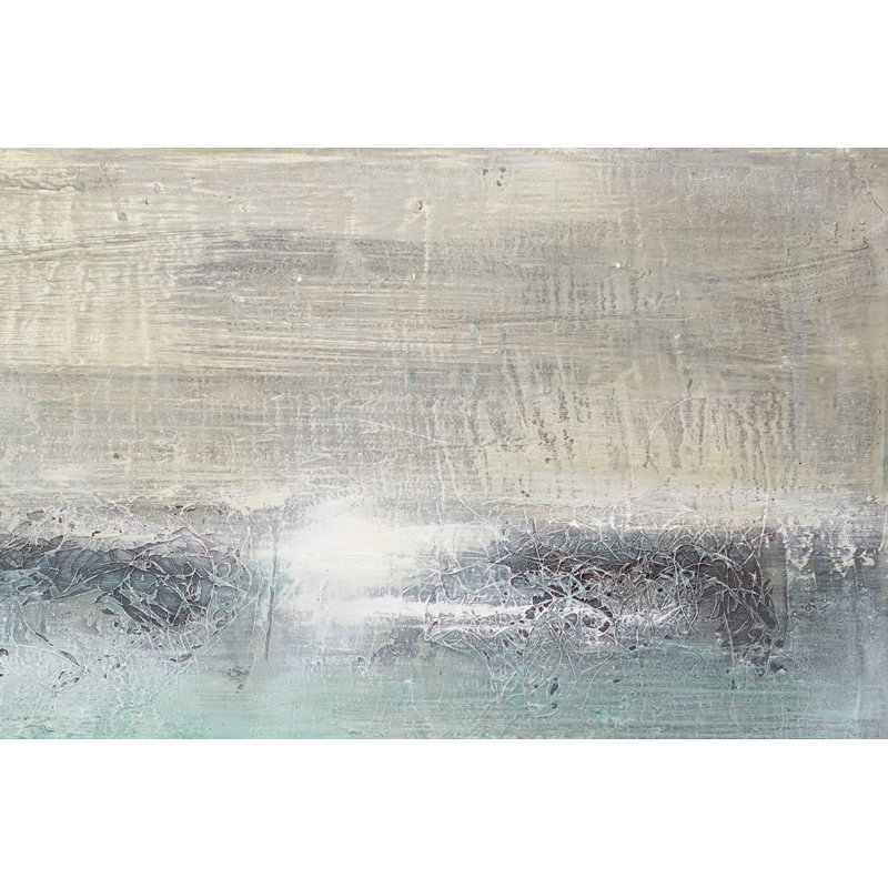 Hand -painted wave noise acrylic painting