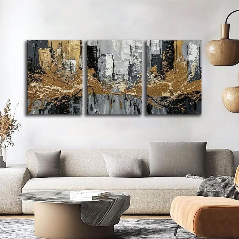 3 Piece Wrapped Canvas Set