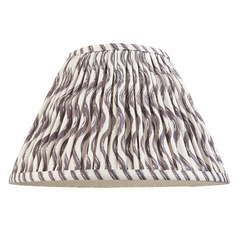 Ripple 30cm Lamp Shade, Brown