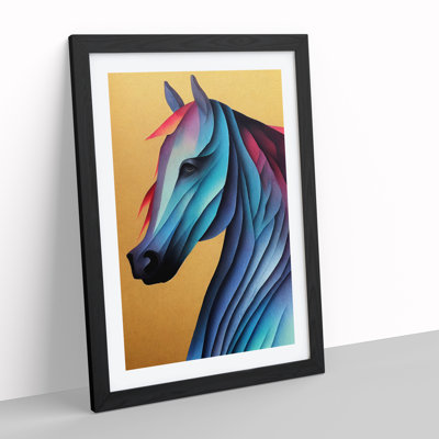 Abstract Horse No.2 - Framed Print