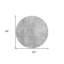 Tapis rond 8 po