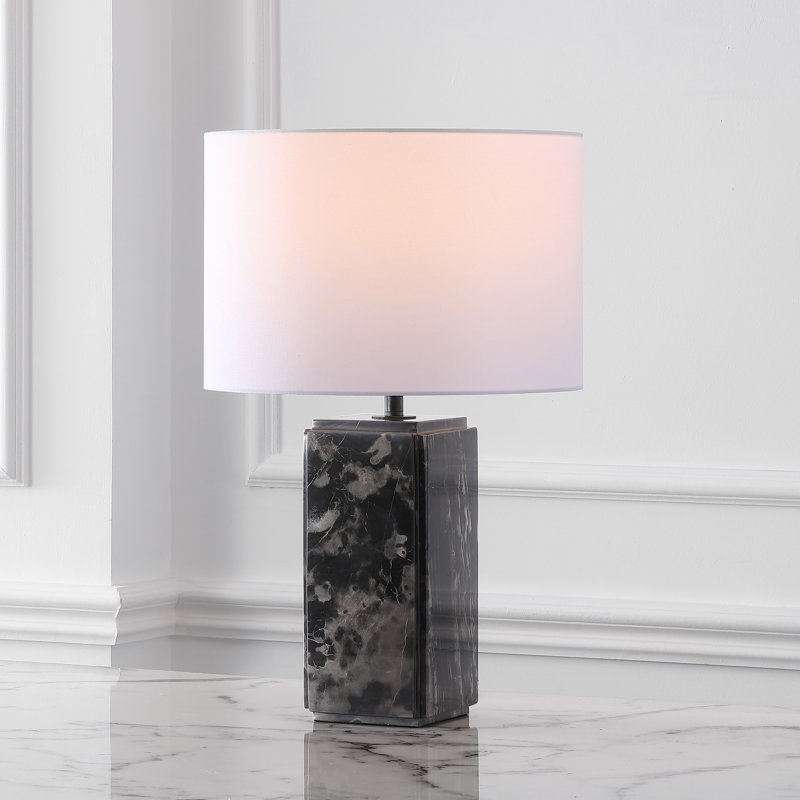 Torsten Marble Tall Table Lamp, Black