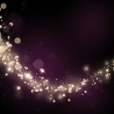 Étoiles scintillantes - impression sur toile tendue
