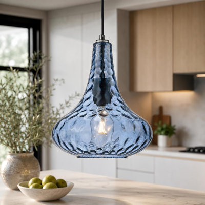 Blue Chandelier