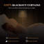 Panneau de rideau 100% occultant, isolant et isolant, avec passe-tringle Isio-1473084730-1473084733