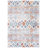 Evangelyn Geometric Blue Rust/Ivory Area Rug-71752343