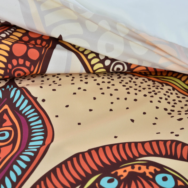 Valentina Ramos Geometric Shapes Duvet Cover, Queen Duvet Cover + 2 Standard Shams