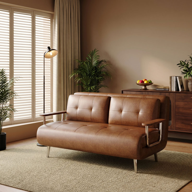 King 150cm Faux Leather Loveseat