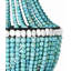 Beau Turquise Empire Chandelier