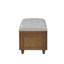 Banc de rangement pour chaussures 2 paires