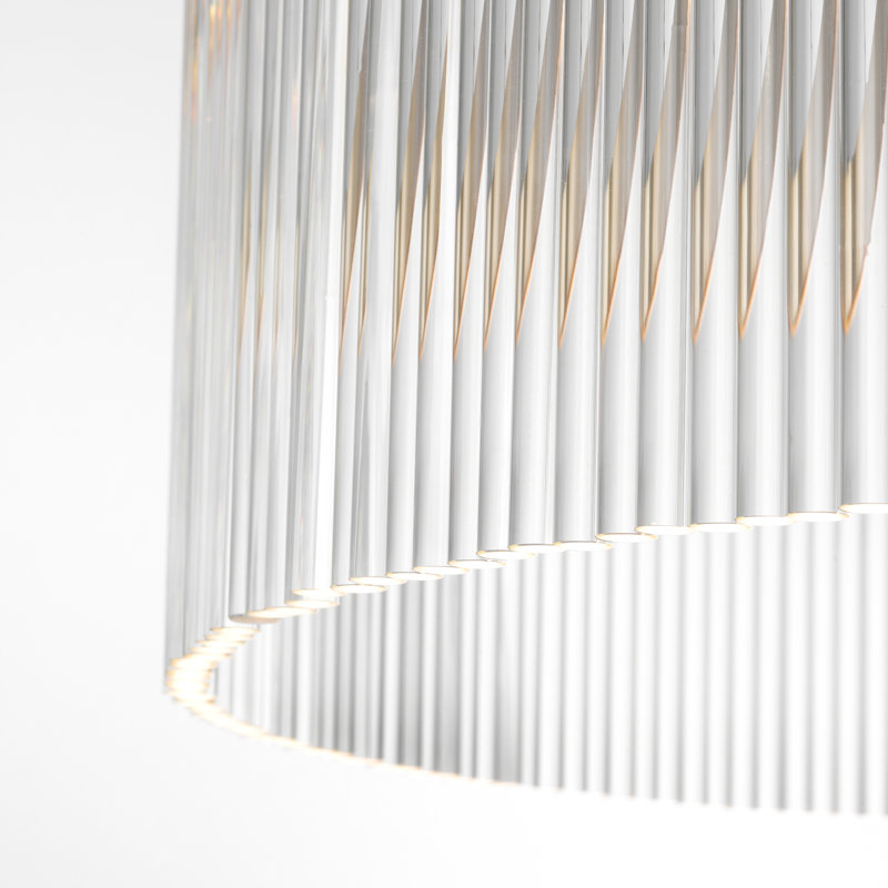 Menil 4 - Light LED Chandelier, Soft Brass
