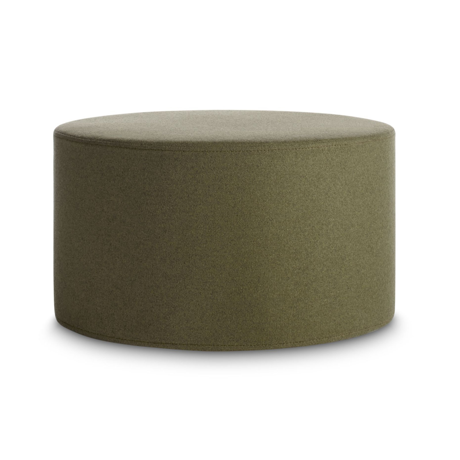 Bumper Upholstered Ottoman, Vesper Olive