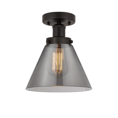 Congerville Glass Semi Flush Mount