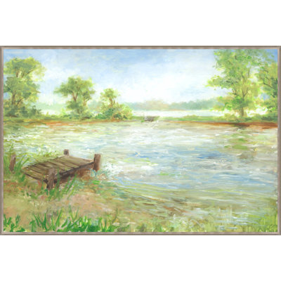 Secret Pond Painting by Mark Sargent