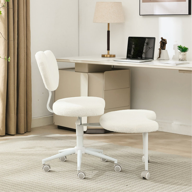 Chaise plus, pieds croisés avec roulettes, chaise, support lombaire de tabouret réglable, version améliorée, assise confortable toute la journée convenant à la maison et au bureau
