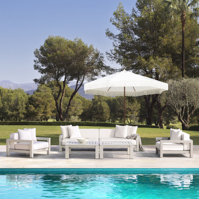 Cap-Antibes Outdoor Lounge Chair, Beige